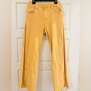 Kut from the Kloth Mustard Denim Pants